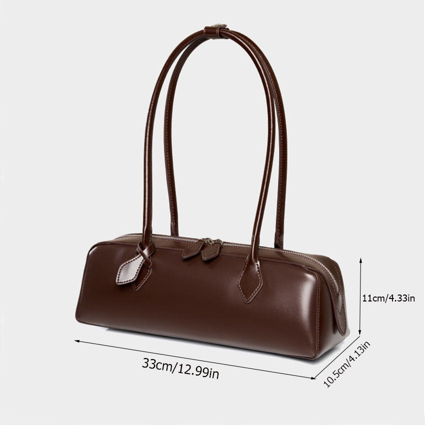 Multi-Compartment Genuine Leather Work Tote Bag - image 2