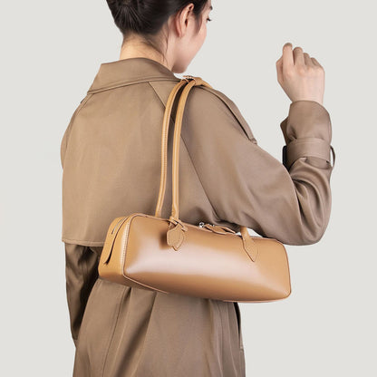Multi-Compartment Genuine Leather Work Tote Bag - image 3