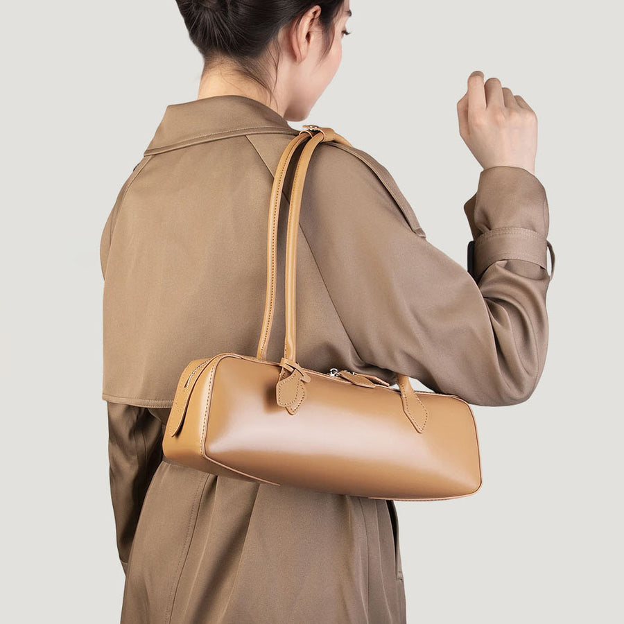 Multi-Compartment Genuine Leather Work Tote Bag - image 3