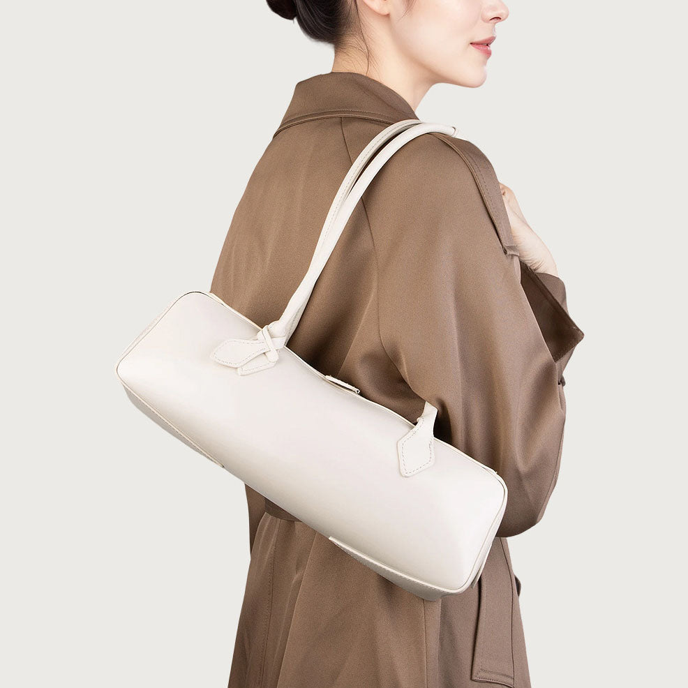 Multi-Compartment Genuine Leather Work Tote Bag - image 4