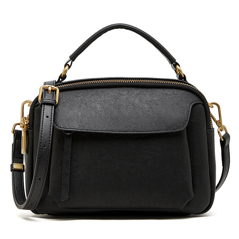 Multi-Pocket Genuine Leather Camera Crossbody Bag - image 6