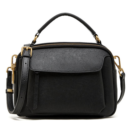Multi-Pocket Genuine Leather Camera Crossbody Bag - image 6
