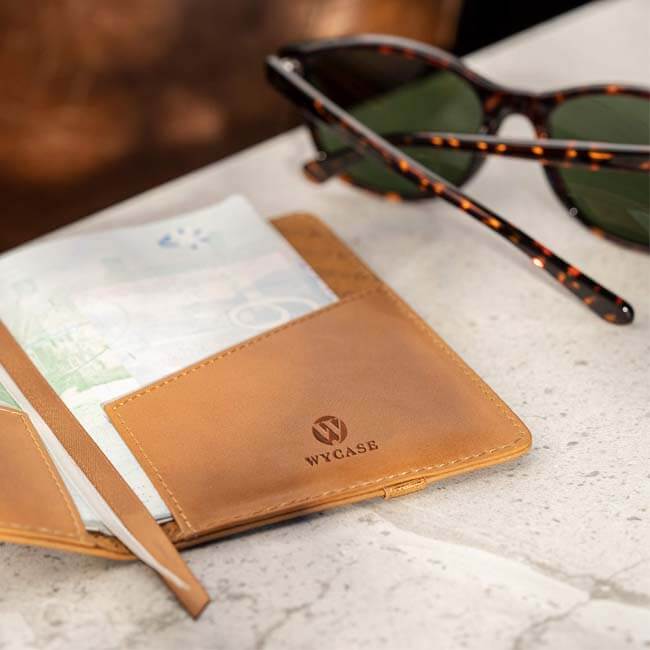 Aaronscase Genuine Leather Passport Cover (Wholesale/Manufacturer)