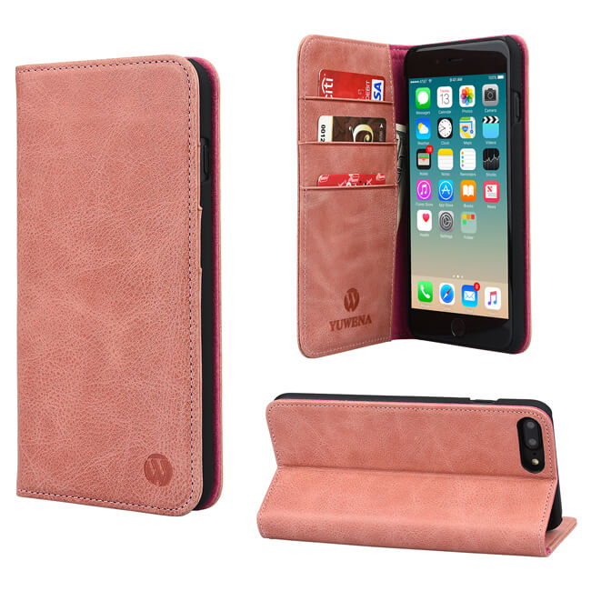 Pink Leather Phone Case (Wholesale/OEM Manufacturer)