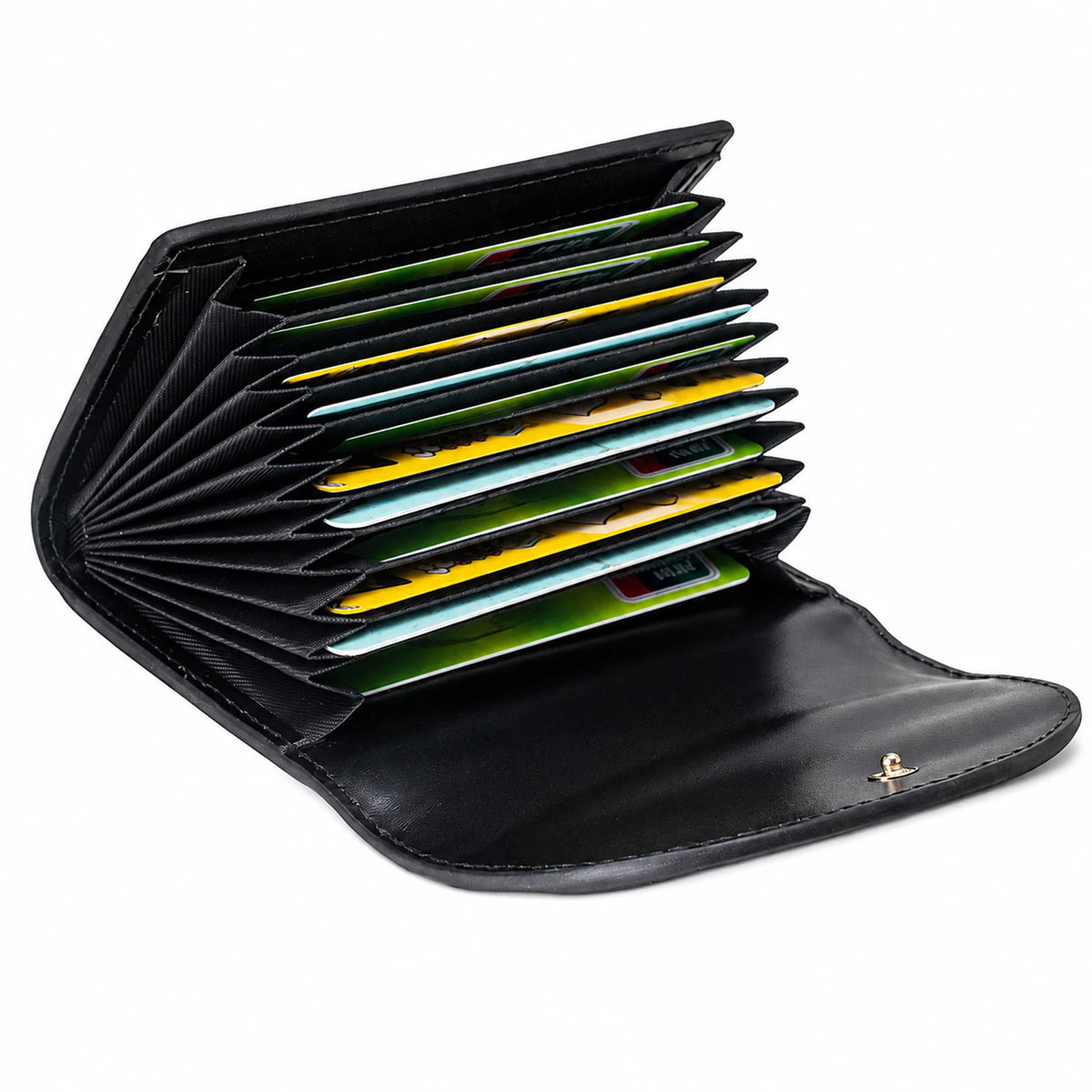 Private label crocodile-embossed leather accordion card holder for wholesale OEM production - image 3