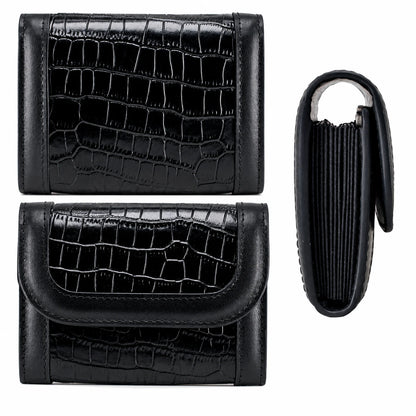 Private label crocodile-embossed leather accordion card holder for wholesale OEM production - image 5