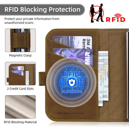 Private label genuine leather wallet case for iPhone 18 Duo wholesale OEM development - image 5