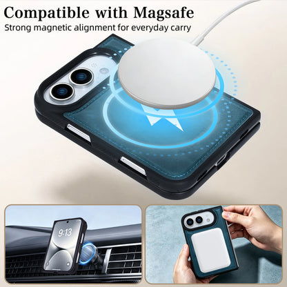 Private label top-grain leather foldable case for iPhone 18 Duo wholesale OEM development - image 6