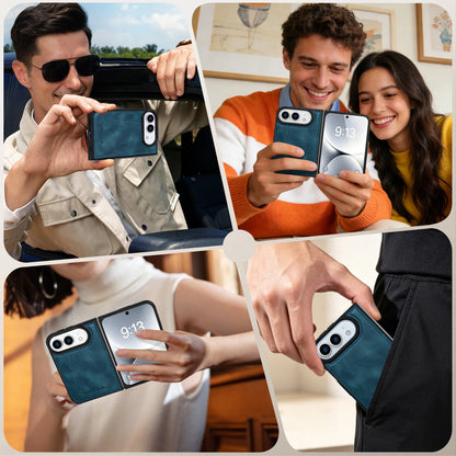 Private label top-grain leather foldable case for iPhone 18 Duo wholesale OEM development - image 7