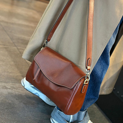 Slim Genuine Leather Pouch Crossbody Bag - image 3