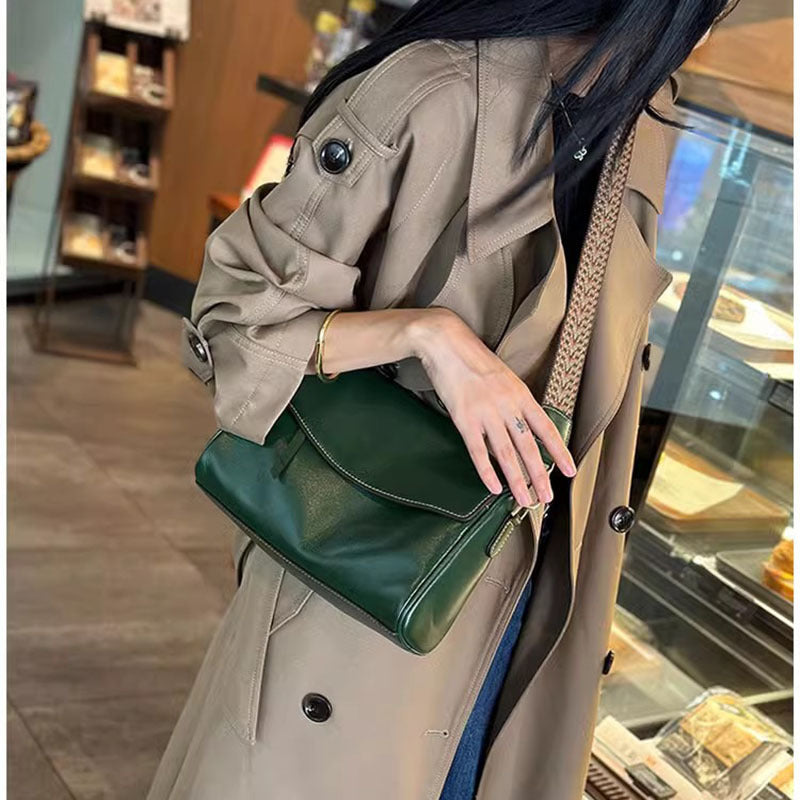 Slim Genuine Leather Pouch Crossbody Bag - image 6