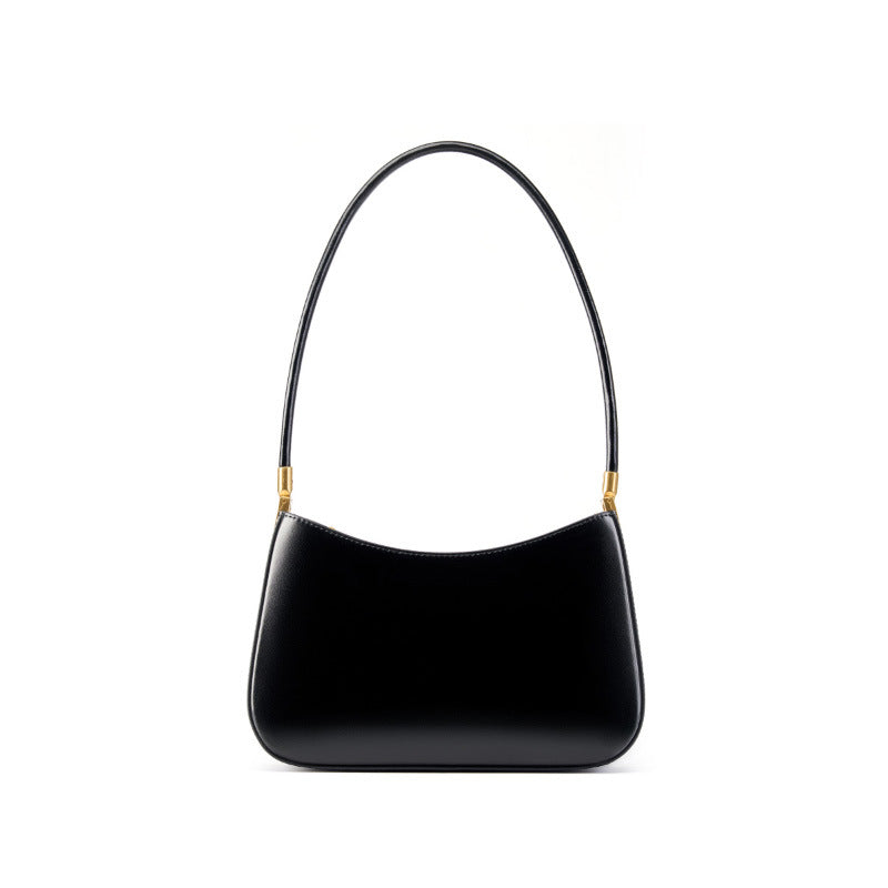 Slim Genuine Leather Shoulder Bag - image 7