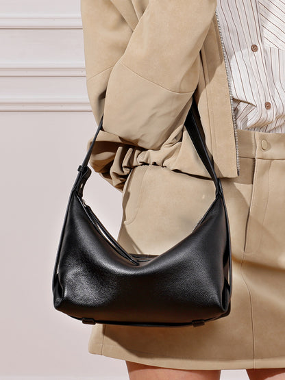 Slim Genuine Leather Shoulder Bag - image 2