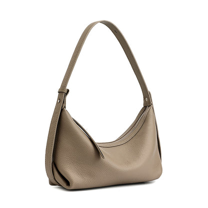 Slim Genuine Leather Shoulder Bag - image 6