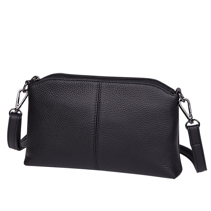 Slim Multi-Pocket Genuine Leather Crossbody Bag - image 2