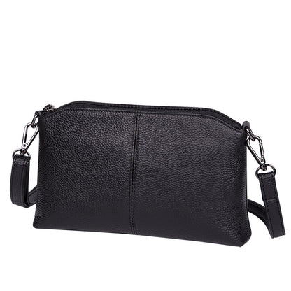 Slim Multi-Pocket Genuine Leather Crossbody Bag - image 2