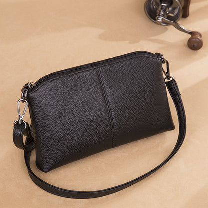 Slim Multi-Pocket Genuine Leather Crossbody Bag - image 6