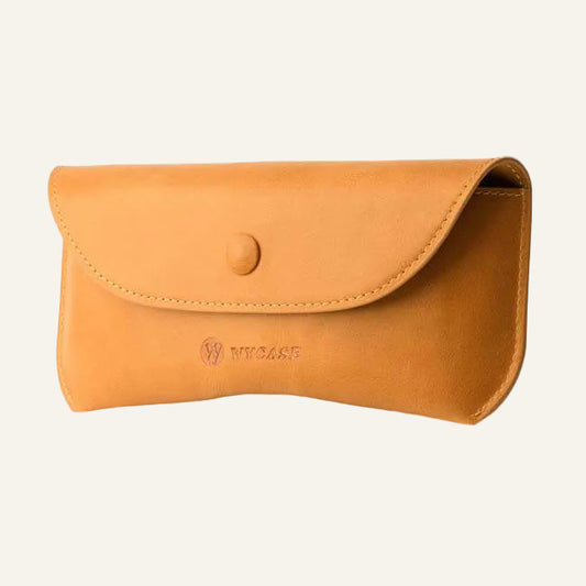Porta-Óculos de Couro Legítimo — OEM Personalizado