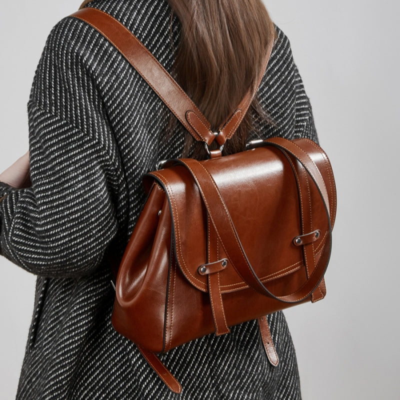 Vintage Genuine Leather Backpack