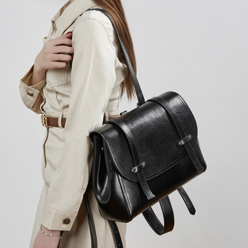 Vintage Genuine Leather Backpack - image 6