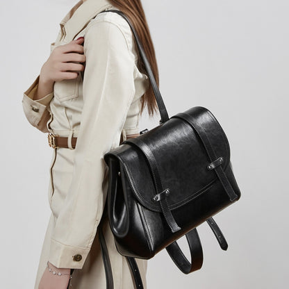 Vintage Genuine Leather Backpack - image 6
