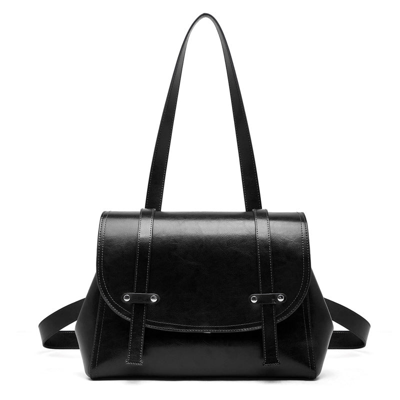 Vintage Genuine Leather Backpack - image 7