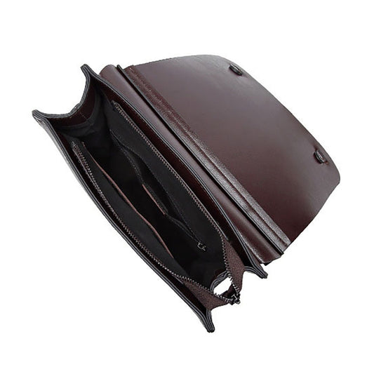 Vintage Genuine Leather Business Backpack - image 1