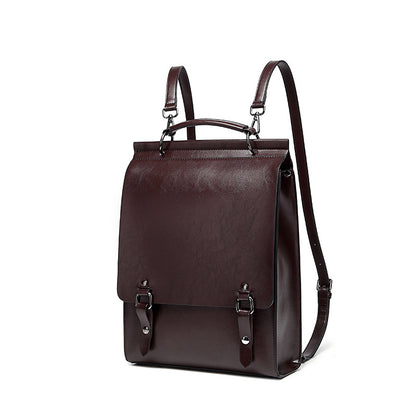 Vintage Genuine Leather Business Backpack - image 3