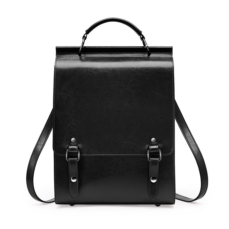 Vintage Genuine Leather Mini Backpack - image 7