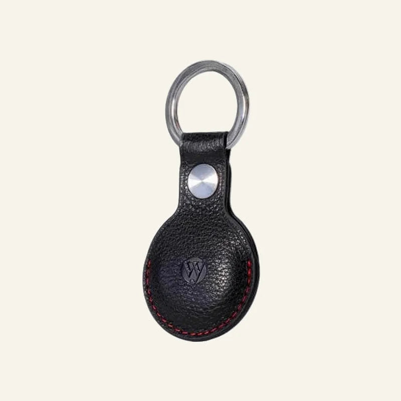 Porte-clés en cuir sur mesure avec support AirTag (fabrication OEM et vente en gros) — original color preview image