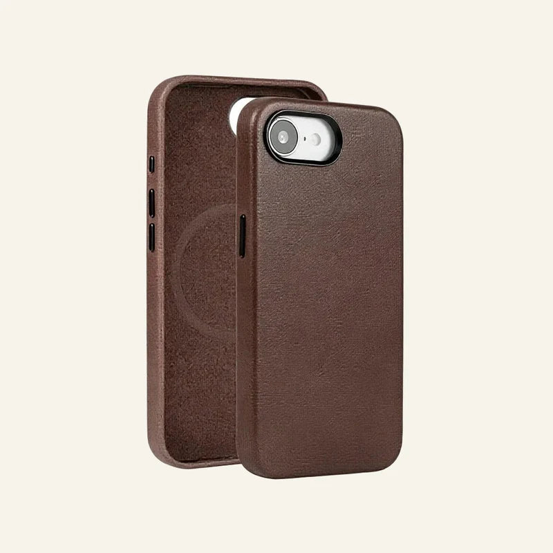 Natural Leather Magnetic Phone Case for Samsung Galaxy Z Fold Series — Custom OEM — original color preview image