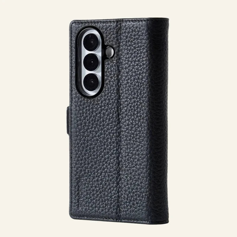 Genuine Leather Wallet Phone Case for Samsung Galaxy Z Fold Series — Custom OEM — original color preview image