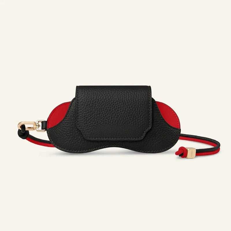 Leather Crossbody Sunglasses Case — Custom OEM — original color preview image
