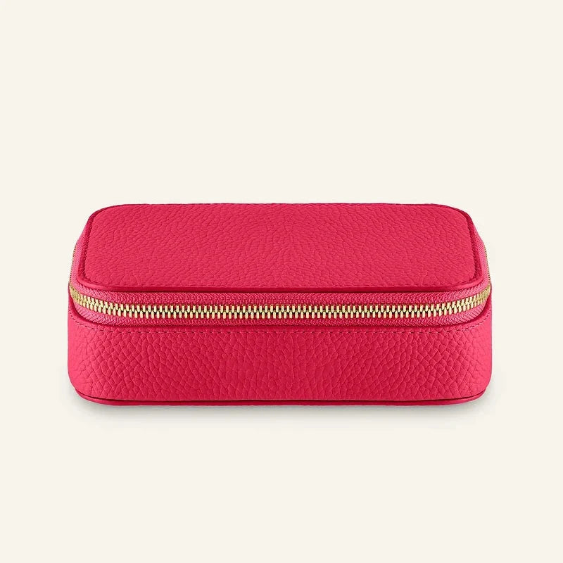 Leather Jewelry Travel Case — Custom OEM — original color preview image