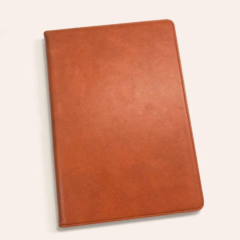 Brown Leather iPad Folio Case for 9.7- and 10.2-inch Models — Custom OEM — original color preview image