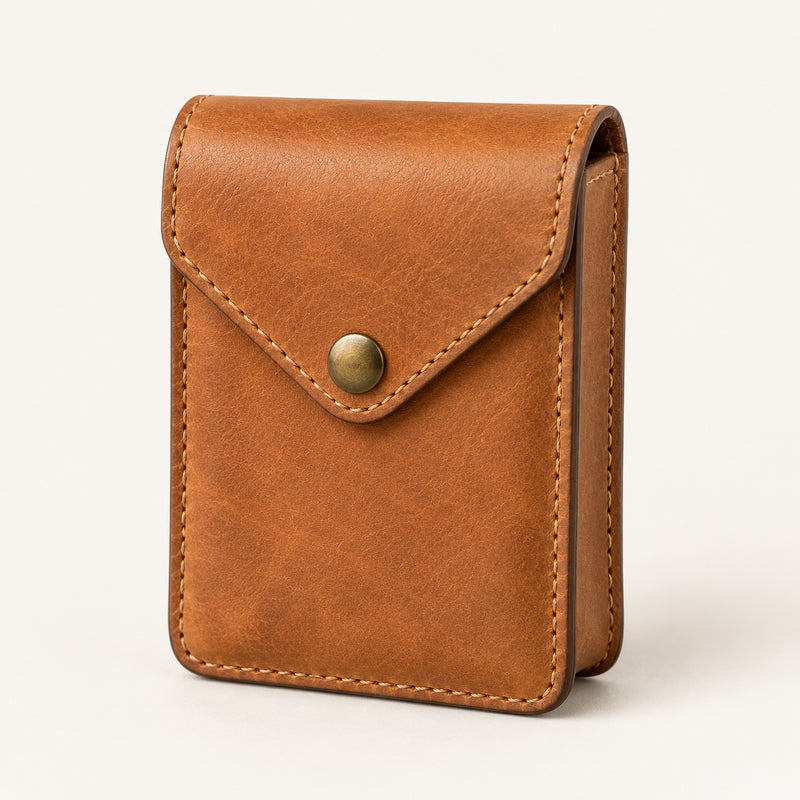 Custom Leather Playing Card Case | OEM & Wholesale — original color preview image